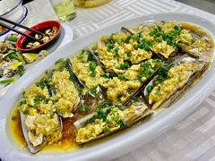蒜蓉粉丝蒸竹蛏-沈家门小海鲜