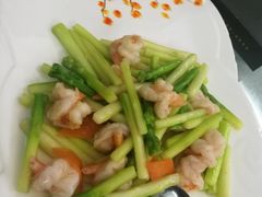芦笋炒虾仁-宜兴隆家宴·私房菜(泰安华庭店)