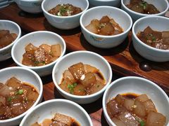 炒凉粉-绿岛港轩海鲜烤肉涮锅自助餐厅