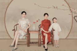 -时光纪亲子全家福照相馆(静安店母女写真父母纪念照)