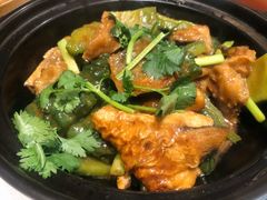 三文鱼头焖凉瓜-老广新意(奥园店)