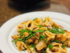 韭菜炒小管-唐山宴大唐州府精品中餐