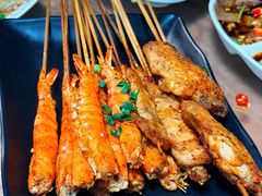烤羊肉串-利杨记·本味轩粥坊·烧烤(宝体店)