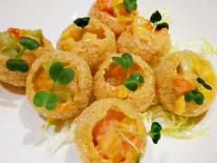 煎三文鱼芒果色拉-蟹榭(静安寺晶品商场店)