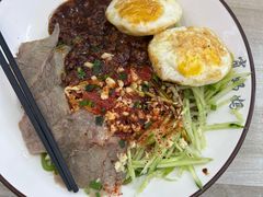 四合一油泼菠菜面-肖妈妈手擀面(武夷店)