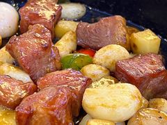 生啫黑椒牛仔粒-潮喜竹溪荔湖酒家(荔枝湾店)