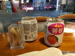 韩国水蜜桃饮料-万兴佳烤肉·长白山老味道(东岸里店)