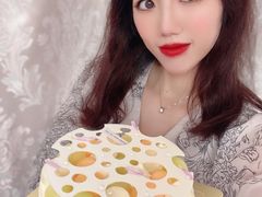 双色蜜瓜啫喱蜜蛋糕-福气鲜活面包·生日蛋糕