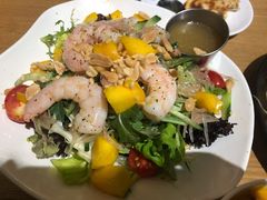 鲜柚芒果沙拉佐冰花酸梅酱-HELLO 27 意面·沙拉·帕尼尼