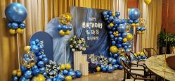 -宝宝百日宴周岁生日派对气球布置策划
