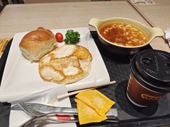 牛尾汤通粉加煎蛋餐包-大家乐(佛山普君店)