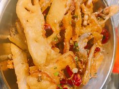 干煸藕夹-小民大排档(光谷店)