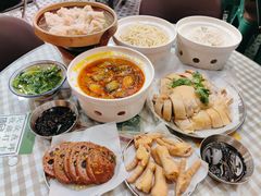 蟹粉鲍鱼双捞-阿金大白·上海菜馆(新天地店)