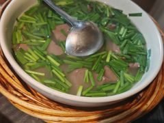 鸭血韭菜汤-甘家界牌柠檬鸭(青山店)