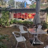 咖啡店和老建筑一起回味时光