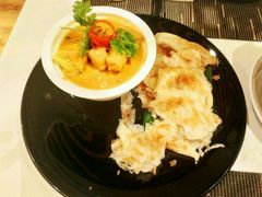 咖喱时蔬配手抓饼-若蘭慈·无国界素食料理(欢乐海岸店)