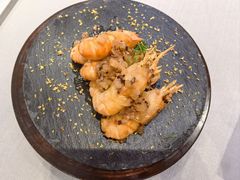 金盏秋梨油爆灯笼虾-狮王府淮扬菜(百家湖1912店)