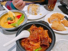 咖喱什菜饭-香港新发烧腊茶餐厅(书城店)