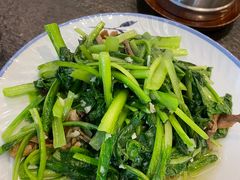 鲜蘑炒小白菜-诺敏塔拉奶茶-布里亚特包子-手把肉(锦都会店)