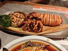 -草家酱蟹炭火烤肉店(珲春南路一店)