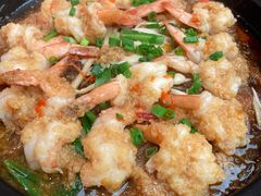 生焖开边虾-有红鸡毛店·川菜(建设路店)