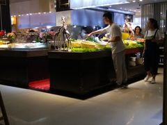 自助取餐区-环球约客烤涮自助(铜锣湾店)