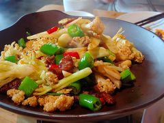 干锅有机花菜-胖老汉椒麻鸡清真新疆菜(西御街店)