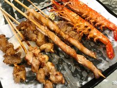 烤猪颈肉-啊溜烧烤·炭火传承(南澳店)