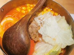 肥牛炼番茄线食-火山屋台(新街口店)