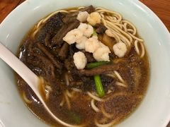 品奎元四宝之虾爆鳝面-奎元馆.百年奎元.非遗传承(西湖边的解放路店)
