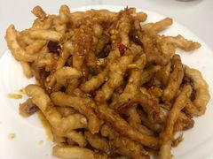 特色鱿鱼条-天伦海鲜·老味道·青岛菜(栈桥天主教堂店)