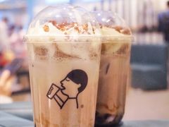沉香焙茶波波-喜茶(天津乐宾百货店)