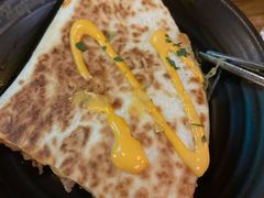 烤肉泡菜馅饼-包装马车·韩国料理·포장마차