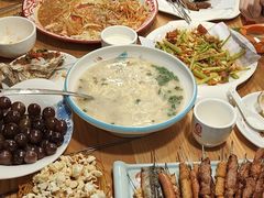 -天盛海鲜烧烤大排档·本地小海鲜·牟平腿穗子(幸福店)