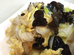 葱炒木耳鸡蛋-金豆角砂锅焖面(安贞店)