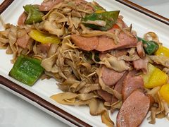 烟竹笋炒腊肠-天龙宝严素食馆(大兴善寺店)