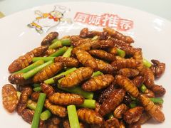 时蔬蚕蛹-鹊华居·地道鲁菜·海鲜·融合味(大明湖店)