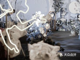 西安婚礼 | 唯美简约纯粹高级蓝灰色婚礼