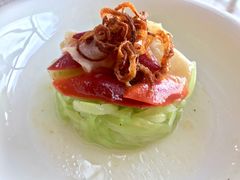 北极贝翡翠莴笋堆-北京柏悦酒店·锦庭餐厅Dining Room