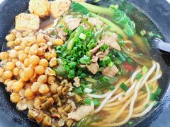 辣椒炒肉汤面-深圳大学城荔园一食堂(校园路)