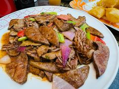 猪肝炒腰花-郭记家常菜下水馆