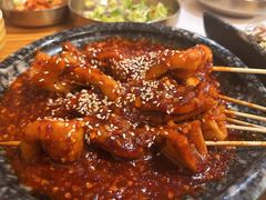 火辣鱼饼串-小木屋米酒店·韩国料理(深圳总店)