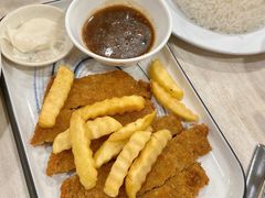 焗猪扒饭-喜莲咖啡