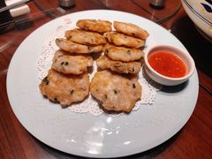 莲藕酿煎虾饼-聚缘堂·海鲜私房菜(松岭路店)