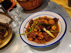 野生茨菇雪花牛肉-香阁餐厅·常州菜·常州菜代表品牌(新北奥体店)