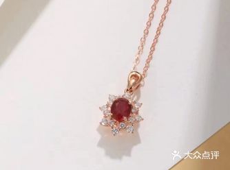 心动了一眼万年的红宝石项链
