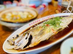清蒸丹江口白鱼-村长家的疙瘩汤·东营菜(东营茶城店)
