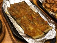 料理烤特色茄子-老东镇啤酒屋海鲜加工·蒸汽海鲜·海鲜烧烤(台东店)