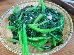 蒜蓉炒青菜-花悦农庄 | 烧鸡·竹筒饭(沙迳高沙温泉香溪堡店)