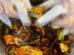 招牌香辣蟹-休记光头香辣蟹干锅店(衣冠庙店)